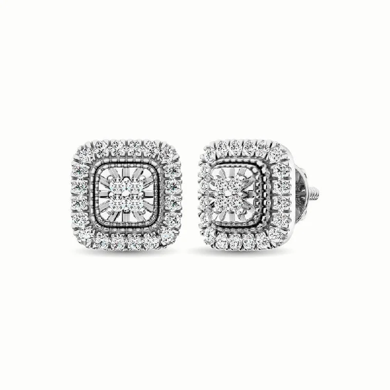 Diamond chandelier earrings for women -0.40 Ct.Tw. Diamond Stud Earrings