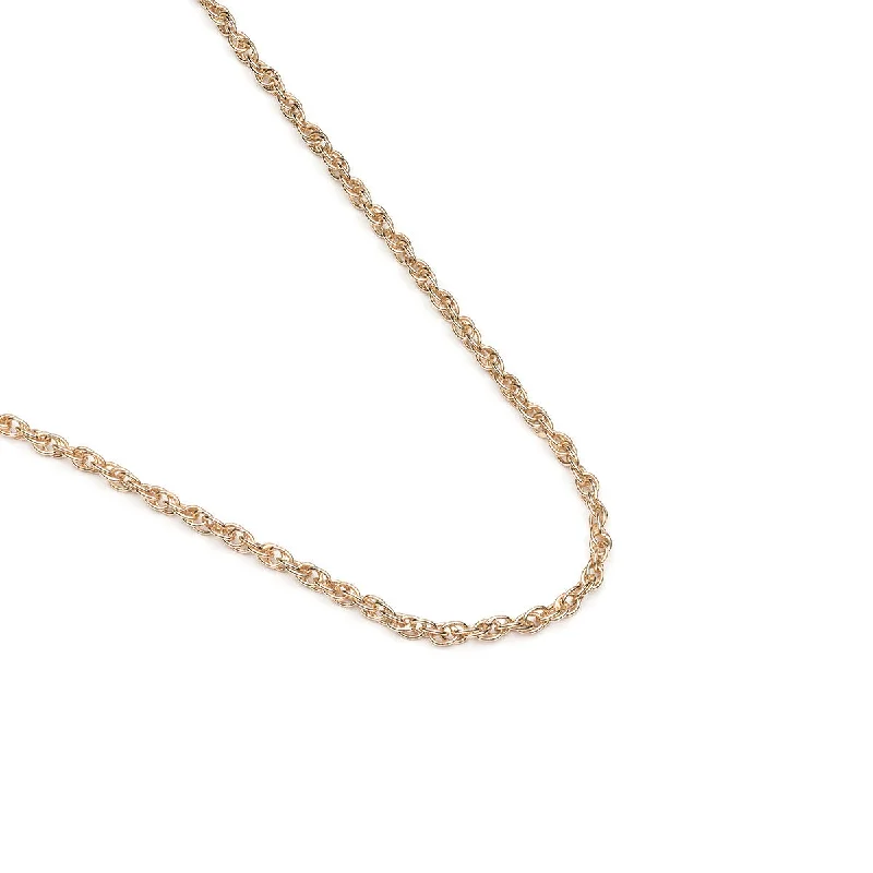 Geometric necklaces for women -Gold Plated 24 inch Fancy Chain Necklace