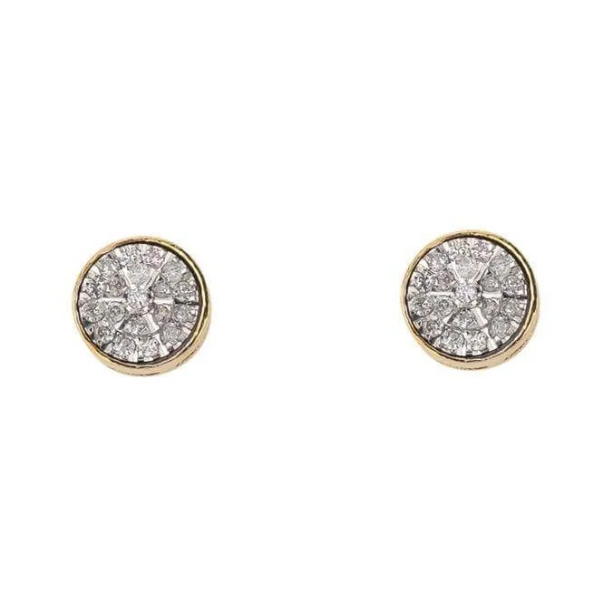 Diamond stud earrings for women -0.16CT Diamond Earrings