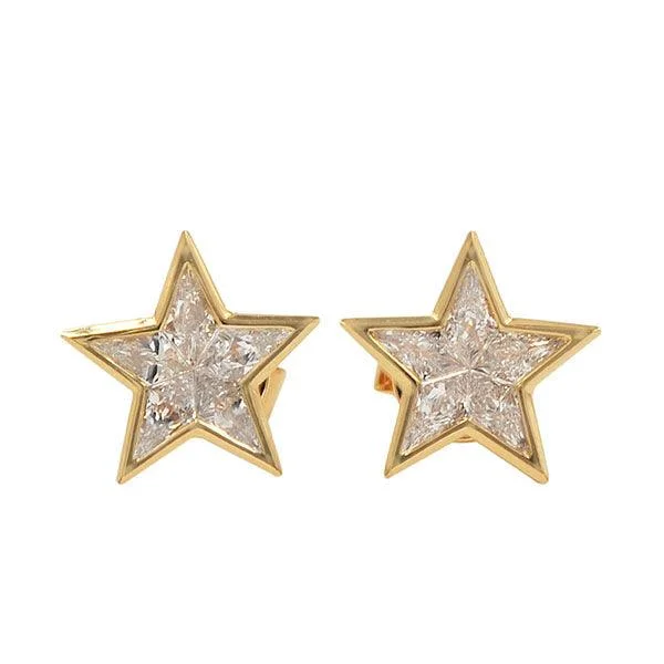 Matching earrings for women -VDE25362 - Diamond Star Earrings