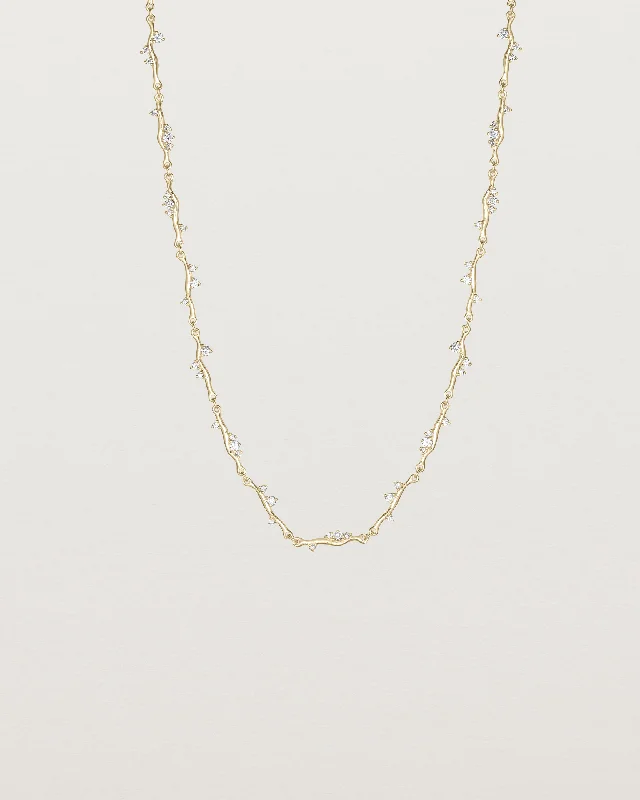 Long necklaces for women -Ember Necklace | Diamonds