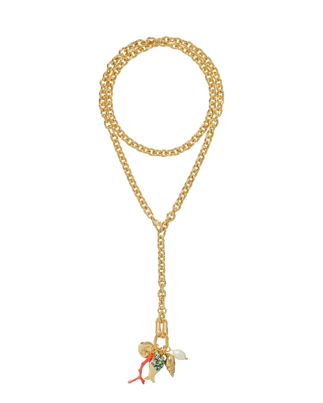 Simple gold necklaces for women -The Aperitivo Pendant