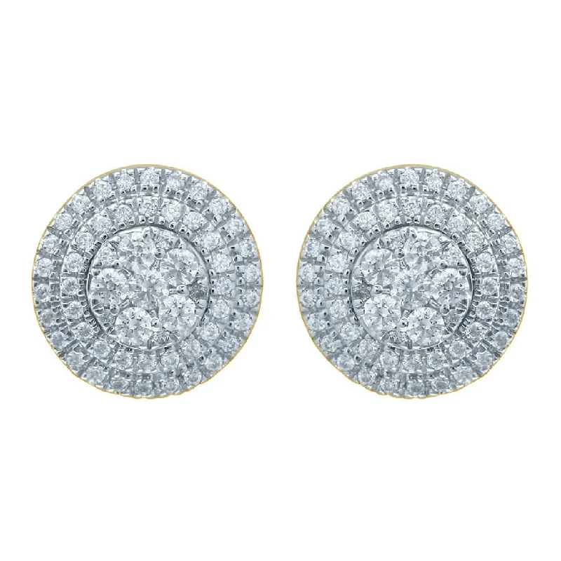 Elegant drop earrings for women -10K 0.47-0.55CT D-EARRINGS