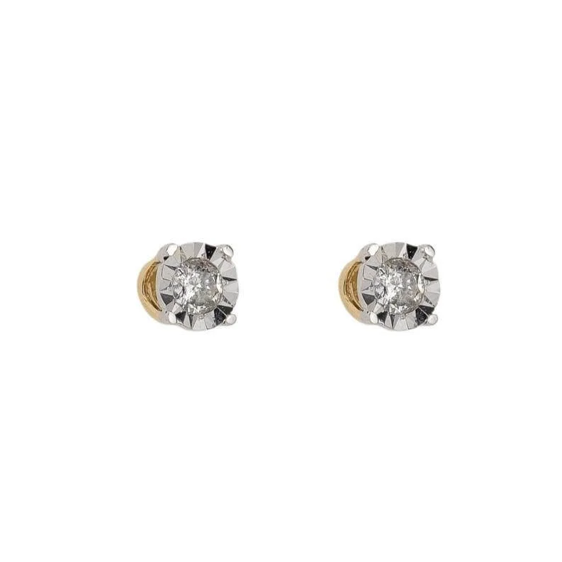 High-end earrings for women -0.25CT Diamond Stud Earrings