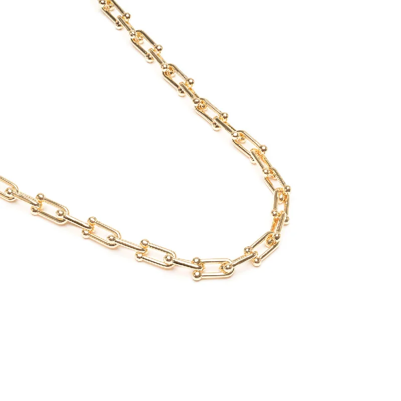 Silver and gold necklaces for women -Gold Bar Necklace