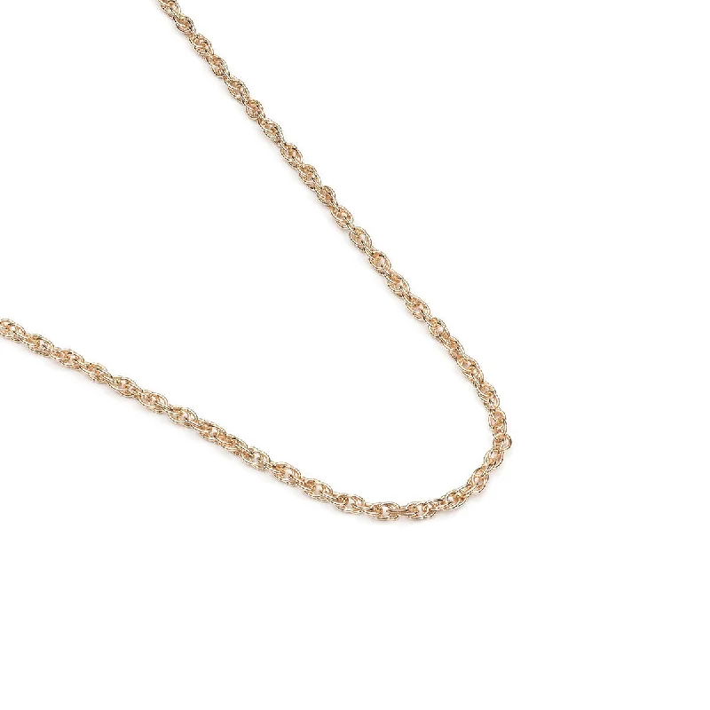 Chain necklaces for women -Gold Plated 20 Inch Fancy Chain Necklace