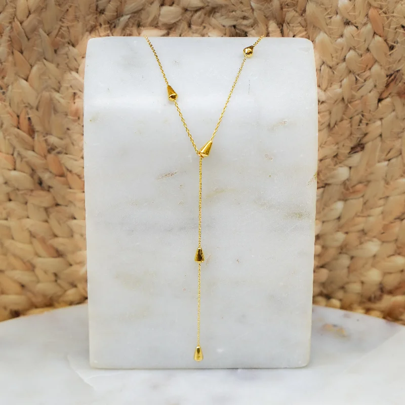 Vintage-inspired necklaces for women -Jetsetter Drop