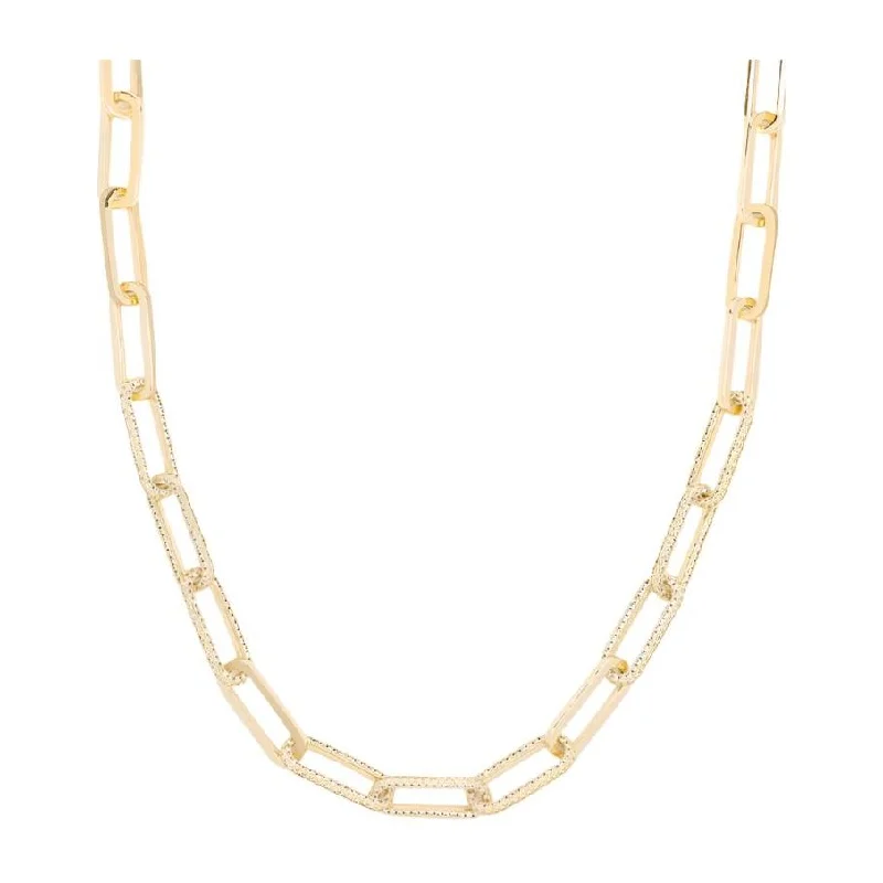 Custom engraved necklaces for women -Carrie Pavé  Chain Necklace in White Diamondettes