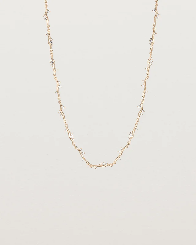 Necklaces with diamonds for women -Ember Necklace | Diamonds