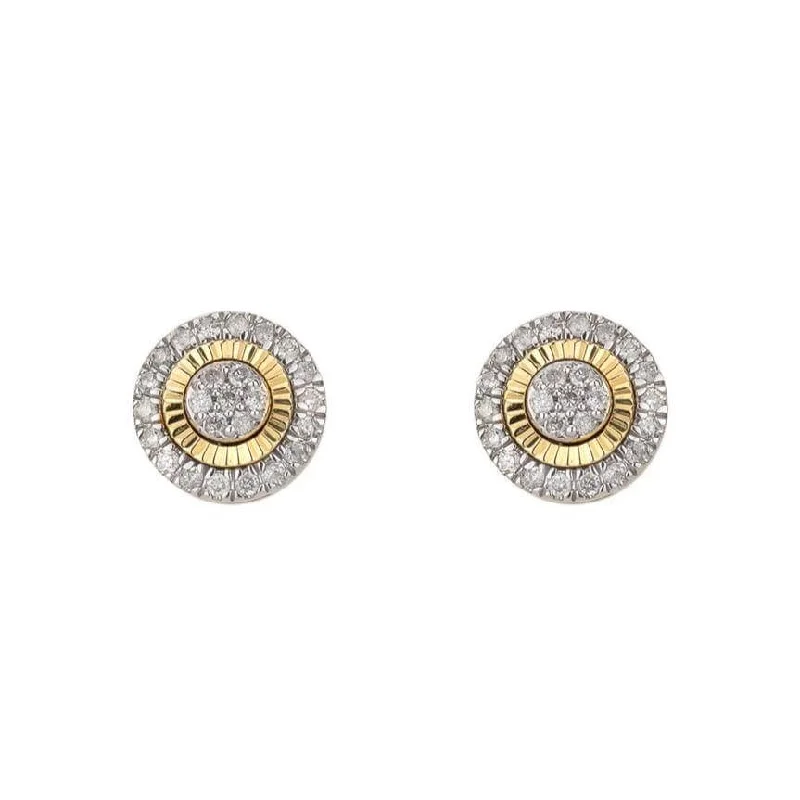 Colored gemstone earrings for women -0.26CT Diamond Earrings