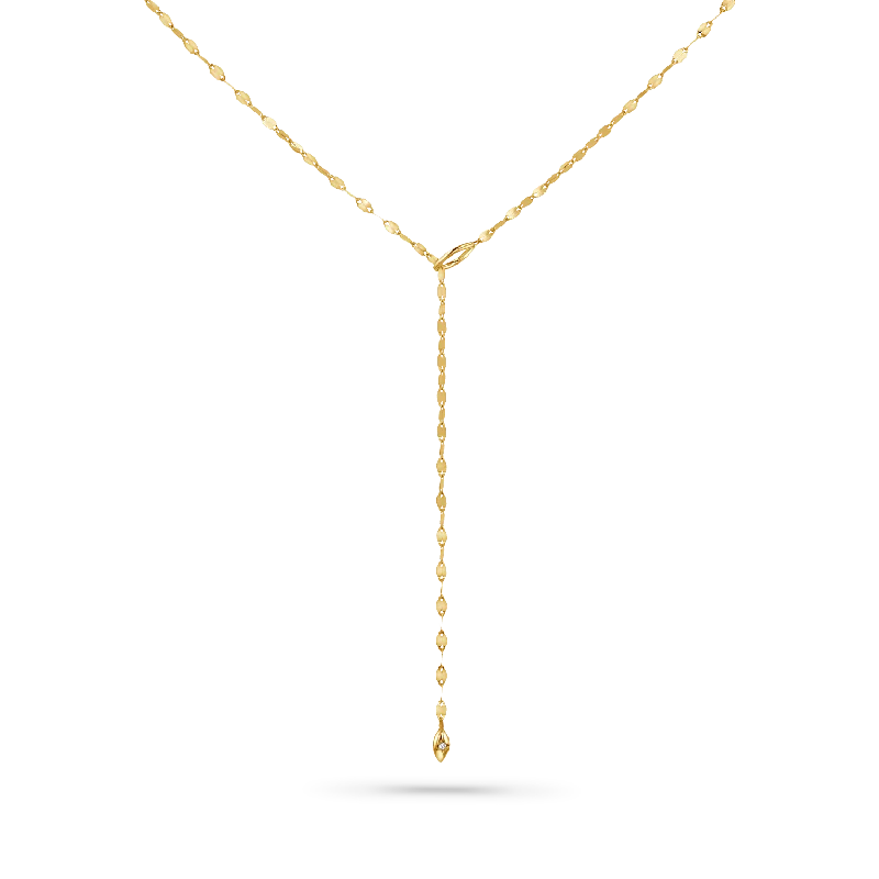 Diamond necklaces for women -Demi Lariat Starset Diamond Necklace