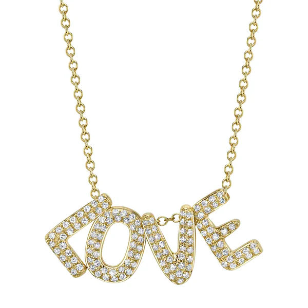 Necklace sets for women -Shy Creation 'LOVE' Necklace