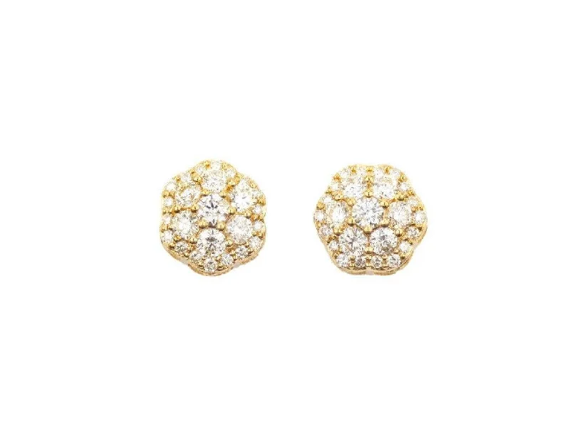 Matching diamond earrings for women -1.72CT Diamond Earrings