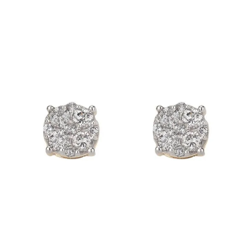 Custom gemstone earrings for women -0.98CT Diamond Earrings