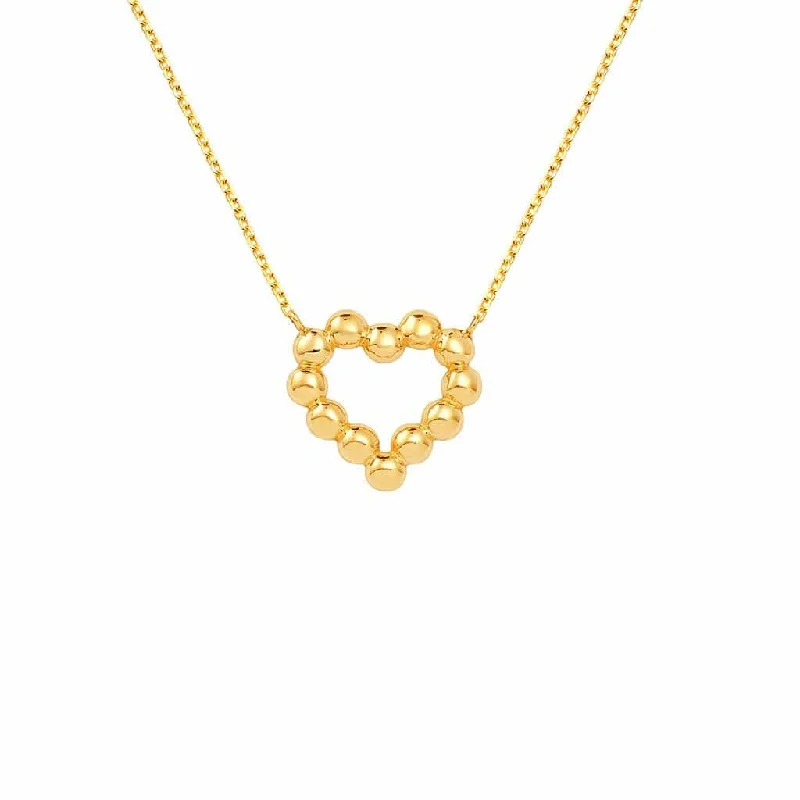 Bohemian necklaces for women -Cupola Heart Necklace