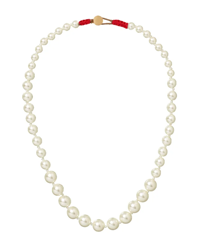 Bohemian necklaces for women -The Graduated Pearl Necklace