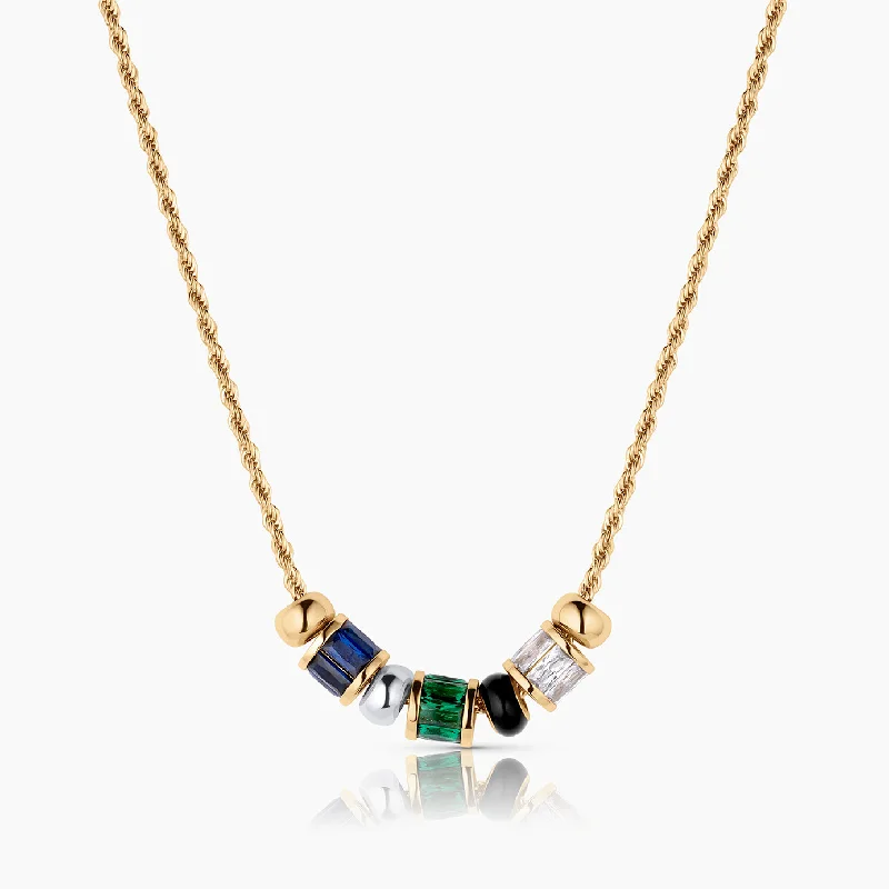 Luxury necklaces for women -Dalí Green Necklace