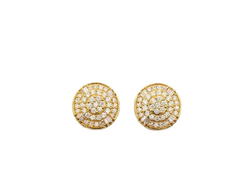 Vintage hoop earrings for women -0.78CT Diamond Earrings