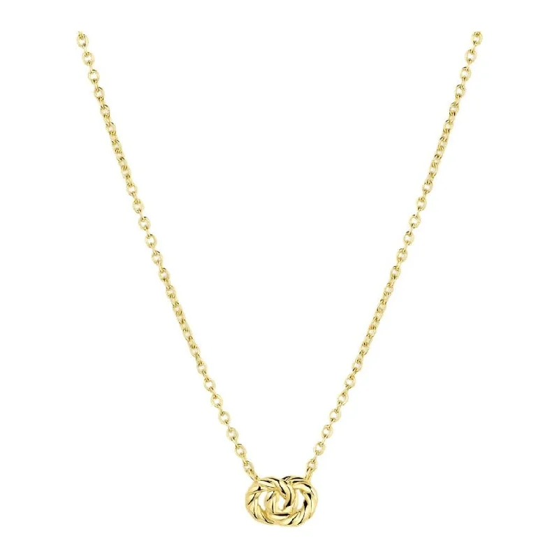 Gold chain necklaces for women -Gorjana Gold Crew Interlocking Necklace