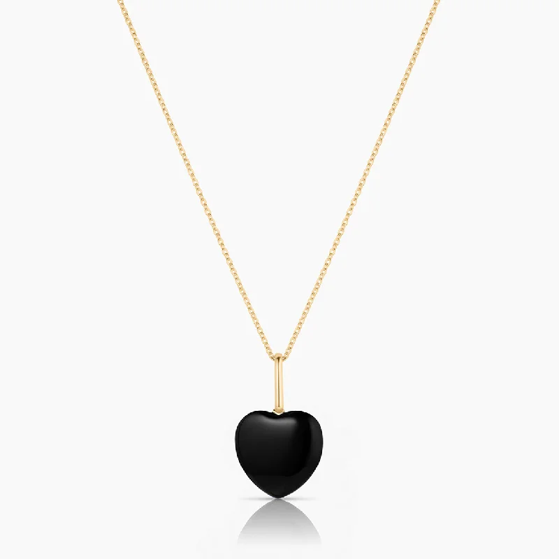 Long chain necklaces for women -Gemma Onyx Necklace