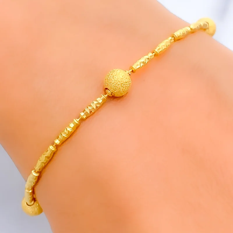 Crystal bracelets for women -Exclusive Everyday 22K Gold Bracelet