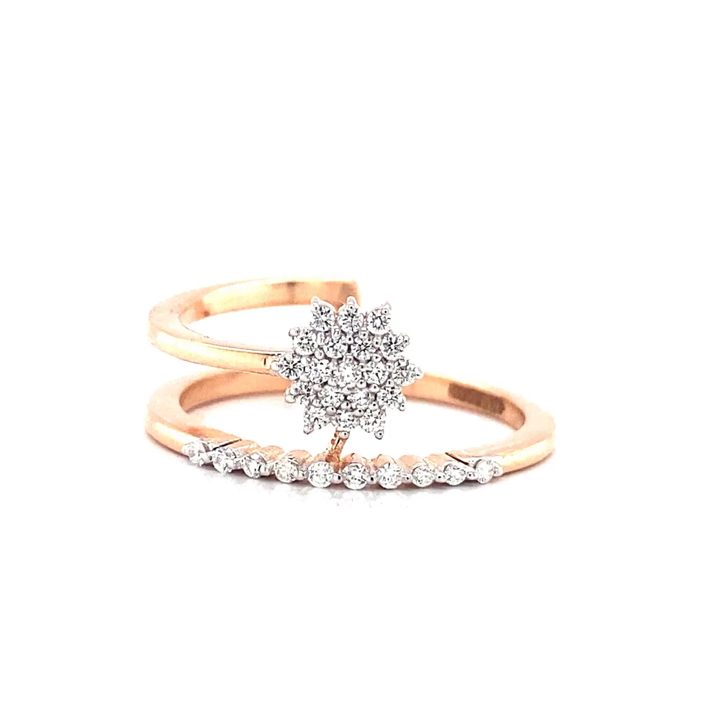 Modern engagement rings for women -ZEYA DIAMOND RING