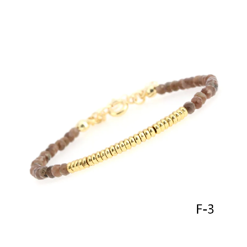 Coffee Flash Flat Beads