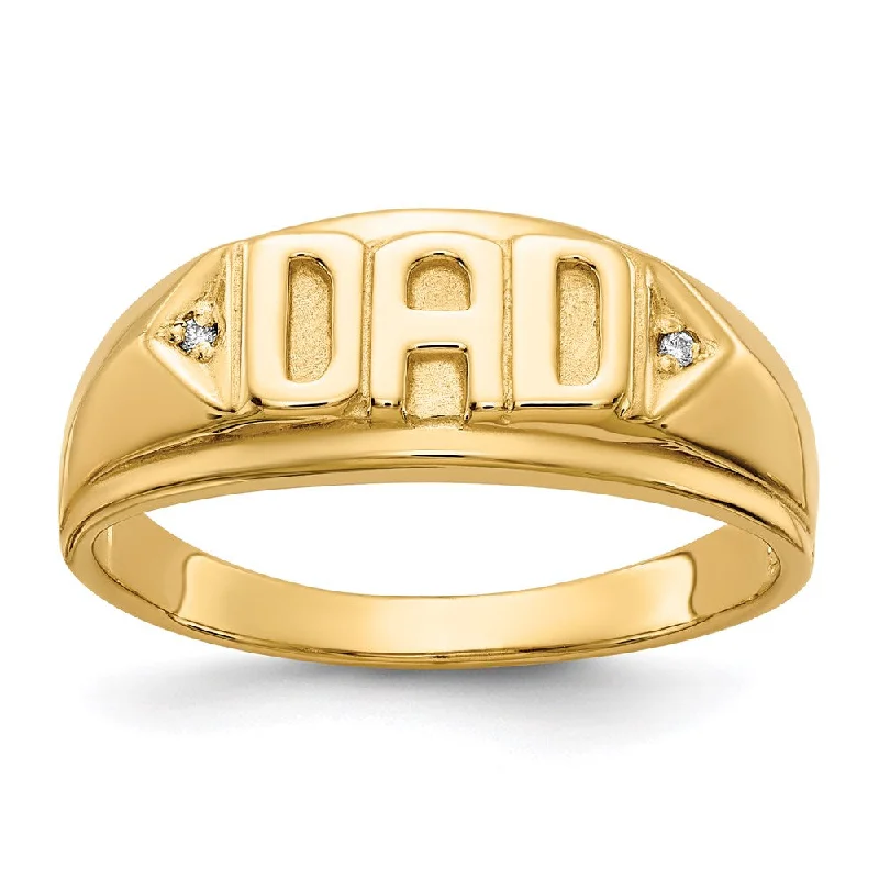 Oval rings for women -Solid 14k Yellow Gold AAA Simulated CZ men's Ring