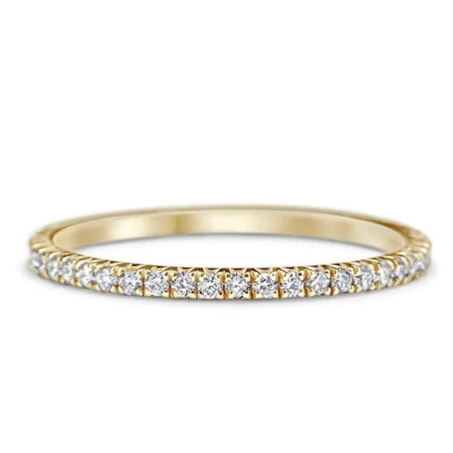 Luxury engagement rings for women -Odo Half Eternity Diamond Band