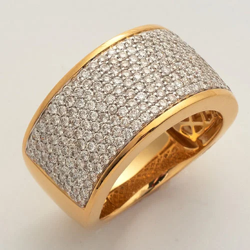 Luxury engagement rings with diamonds for women -14KY 1.50CTW DIAMOND MENS PAVE BAND