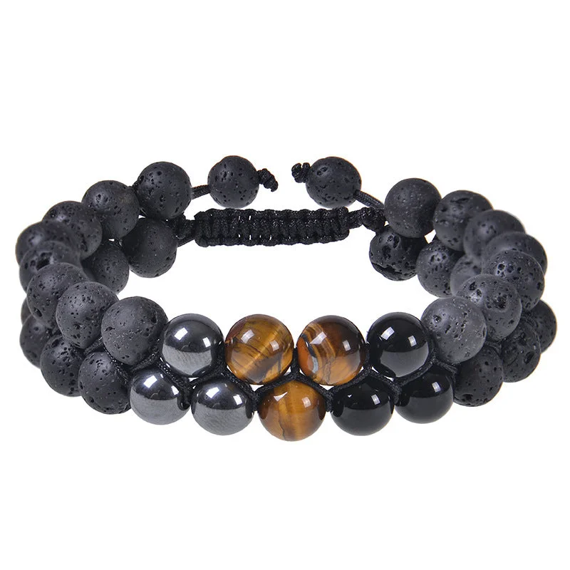 Volcanic stone bracelet