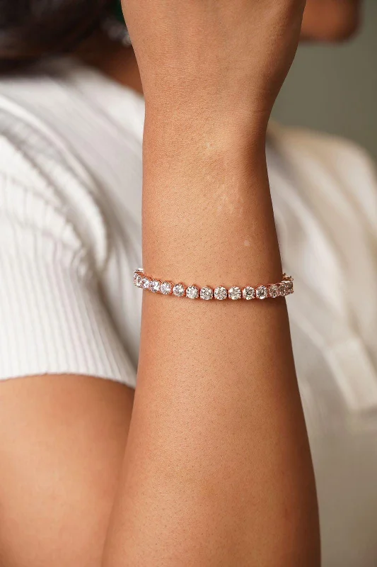 Charm bangles for women -30 cents Solitaire Tennis Bracelet