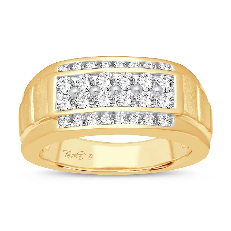 Engagement rings with baguette diamonds for women -14K 1.00CT DIAMOND RING