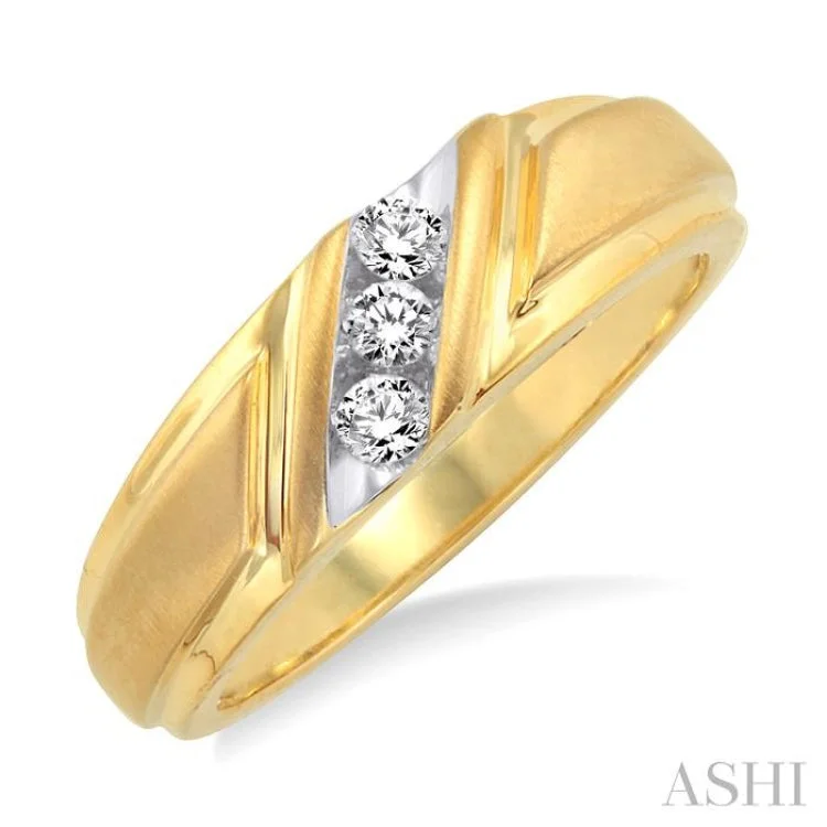 Elegant engagement rings for women -1/8 ctw Round Cut Diamond Women's Ring in 10K Yellow Gold