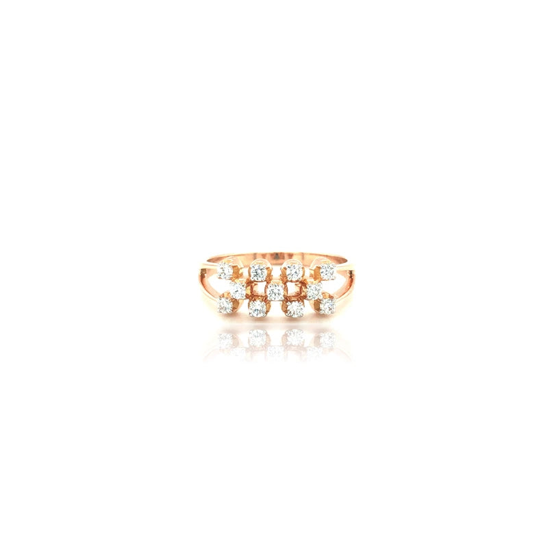 Unique custom engagement rings for women -INIYA DIAMOND RING