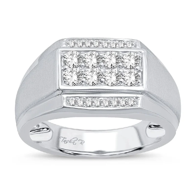 Engagement rings with vintage diamonds for women -14K 0.75CT Diamond Ring