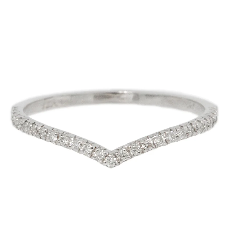 Sparkling diamond engagement rings for women -Marlana Peak Diamond Band