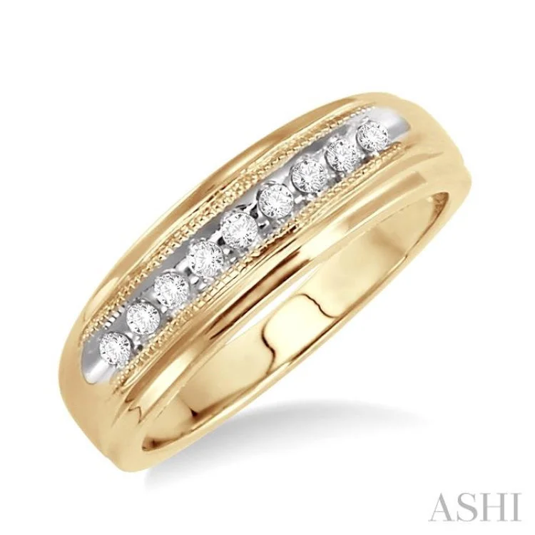 Promise engagement rings for women -1/8 ctw Round Cut Diamond Women's Ring in 14K Yellow Gold