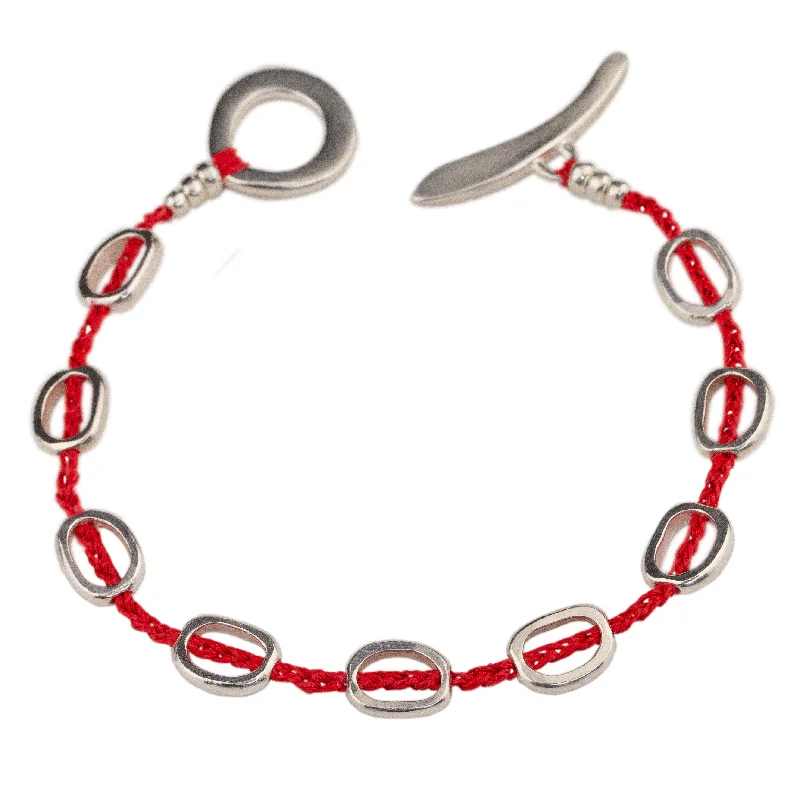 Dainty bracelets for women -Kili Bracelet in Red