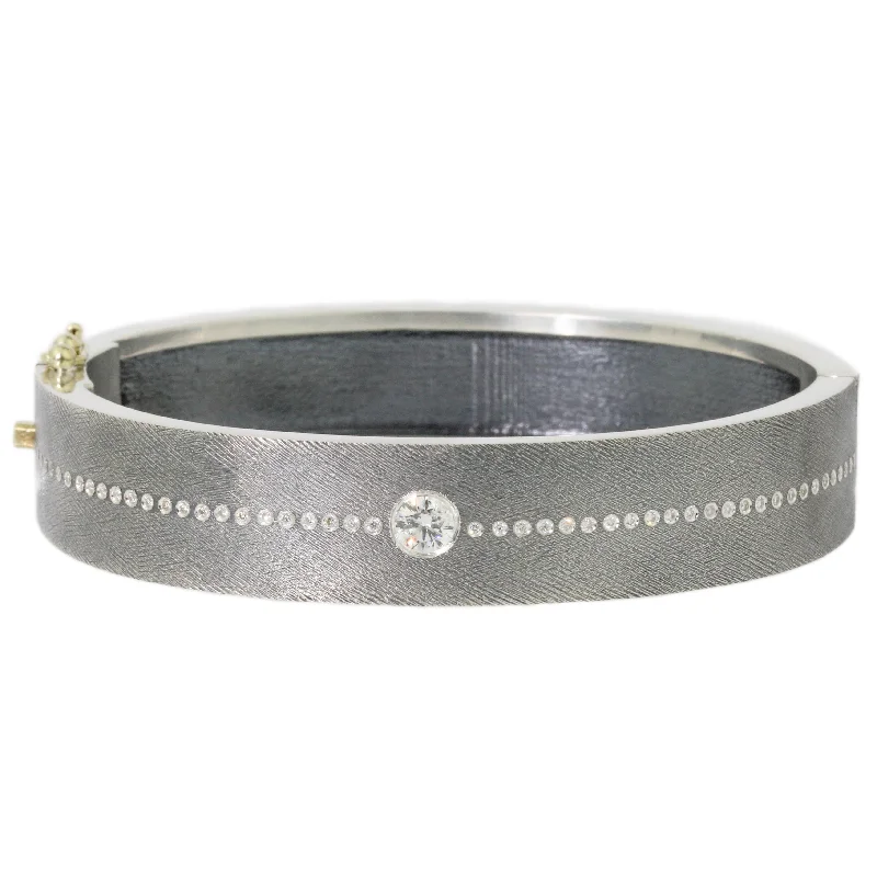 Silver bracelets for women -Nori 12mm Silver Bracelet