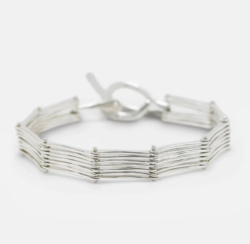 Silver charm bracelets for women -Flow Bracelet