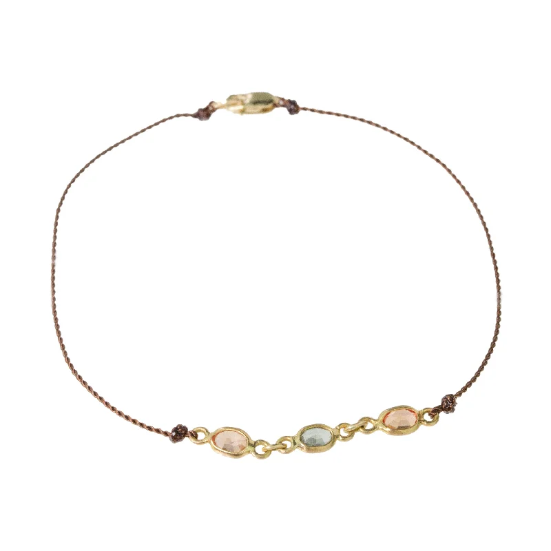 Luxury tennis bracelets for women -Triple Sapphire Bracelet