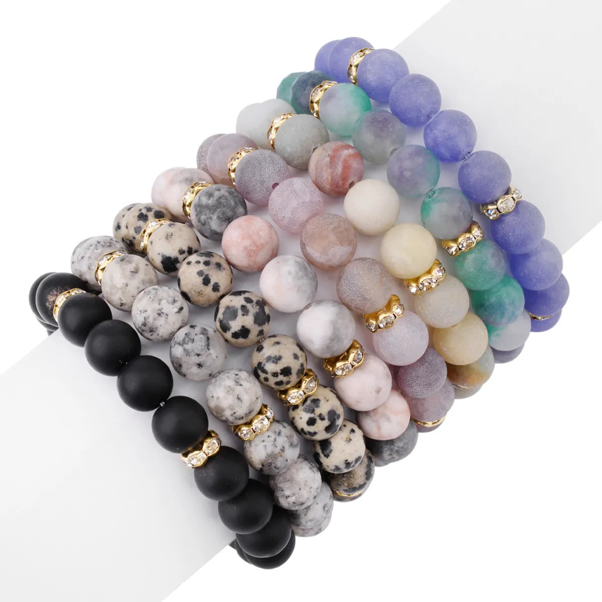 Friendship bracelets for women -Fashion Ball Agate Bracelets