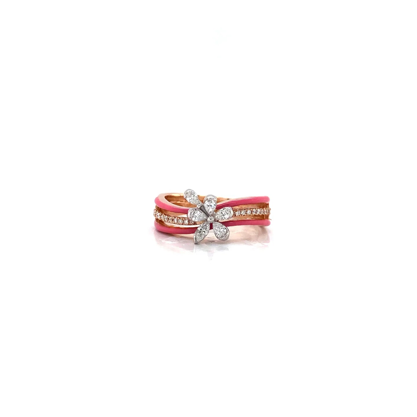 Bold engagement rings for women -MIRALI DIAMOND RING