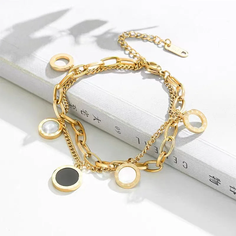 Yc [E116] Roman Bracelet [Gold]