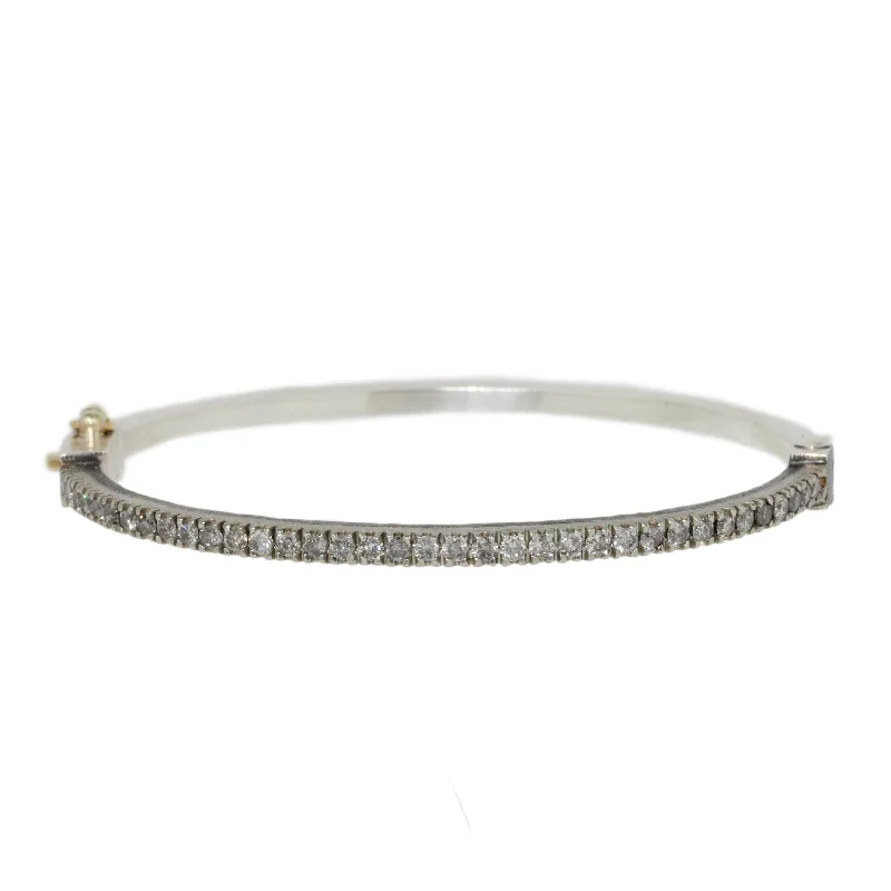 Charm bracelets for women -Chloe 2.5mm White Gold Bracelet