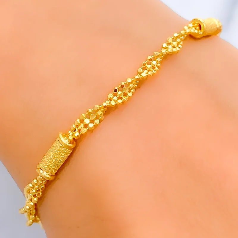 Bohemian bracelets for women -Iconic Couture 22K Gold Bracelet