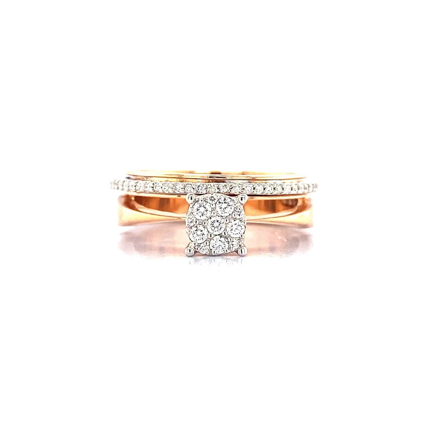 Antique-style engagement rings for women -ANESA DIAMOND RING